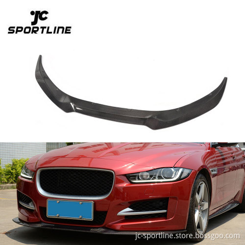 Carbon Fiber Front Lip Spoiler for Jaguar XE 2015-2016